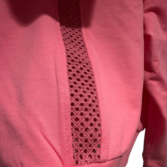 MONNALISA pink zip hoodie sweatshirt - size 9 - Picture 4 of 6